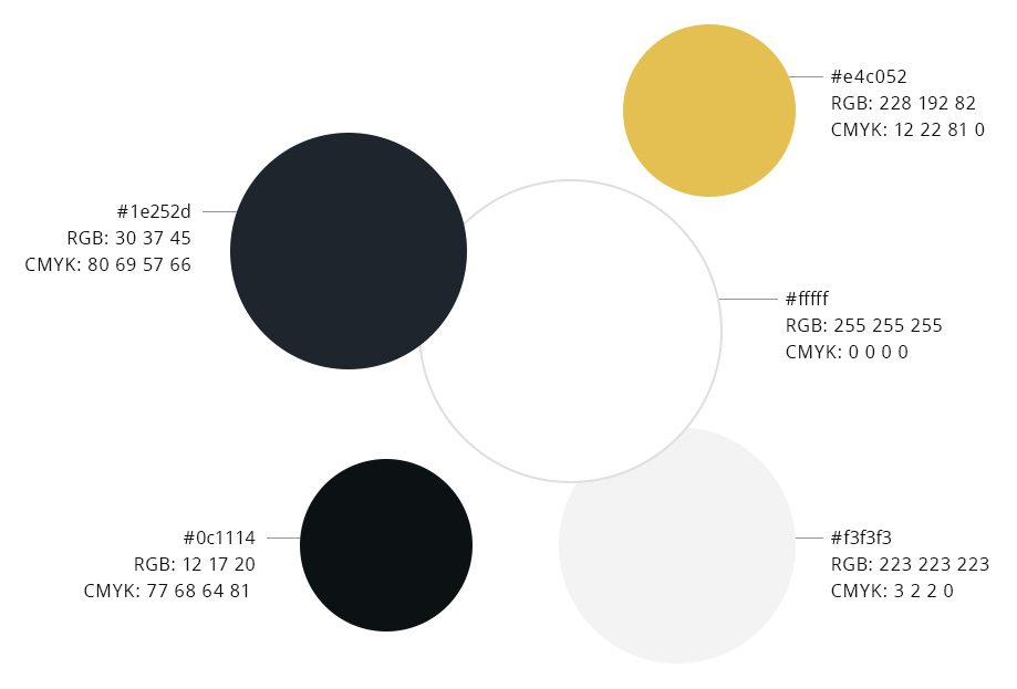 VRX Website - Colour Palette (Mobile)